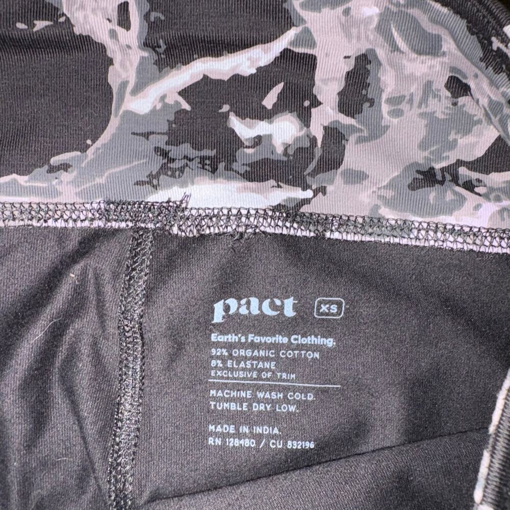 Pact Organic Leggings - Black and Purple Marble - Picture 4 of 4